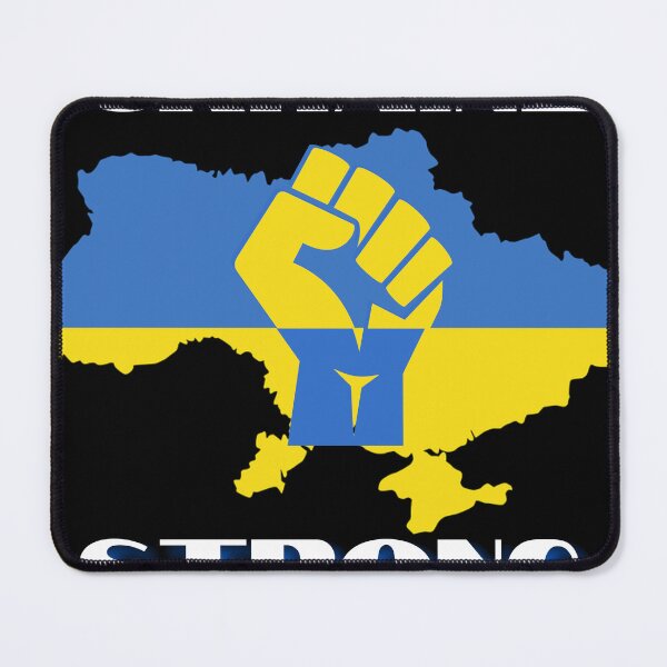 Item preview, I stand with UKRAINE T SHIRT / UKRAINE STRONG T SHIRT designed and sold by JAdotdotDesigns.