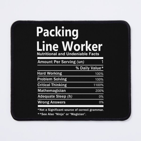 Item preview, Packing Line Worker  T Shirt - Nutrition Factors Job Gift Item Tee designed and sold by wardorion9.