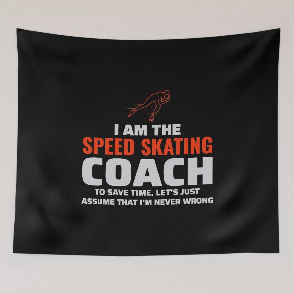 Item preview, Speed Skating Coach Ice Skater Skate Winter Sports designed and sold by CuteDesigns1.