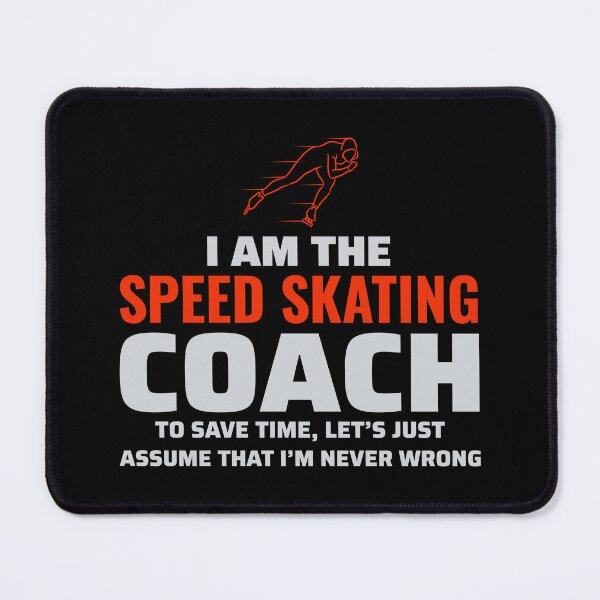 Item preview, Speed Skating Coach Ice Skater Skate Winter Sports designed and sold by CuteDesigns1.