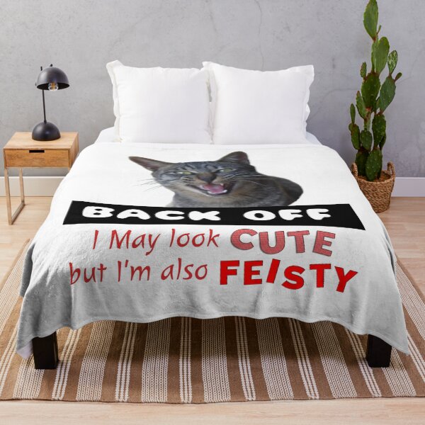Item preview, BACK OFF Cute Cat - Cute but Feisty designed and sold by Amazing Arts Designs.