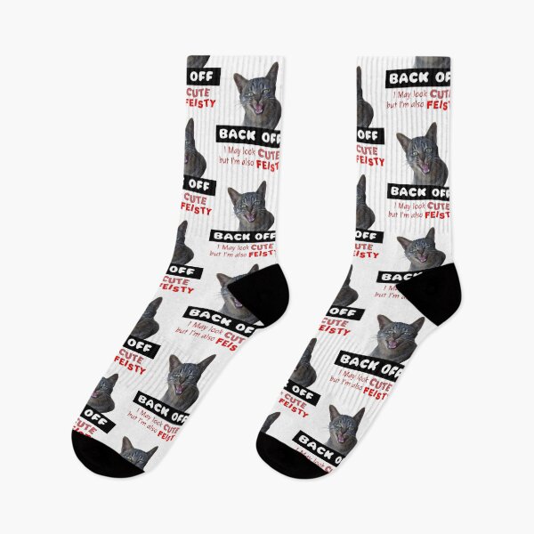 Item preview, BACK OFF Cute Cat - Cute but Feisty designed and sold by Amazing Arts Designs.