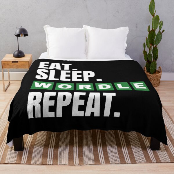Item preview, Eat Sleep Wordle Repeat designed and sold by Dynamic-Design.