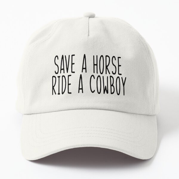 Aperçu de l'œuvre Sauvez un cheval, montez un cowboy créée et vendue par Spoof-Tastic.