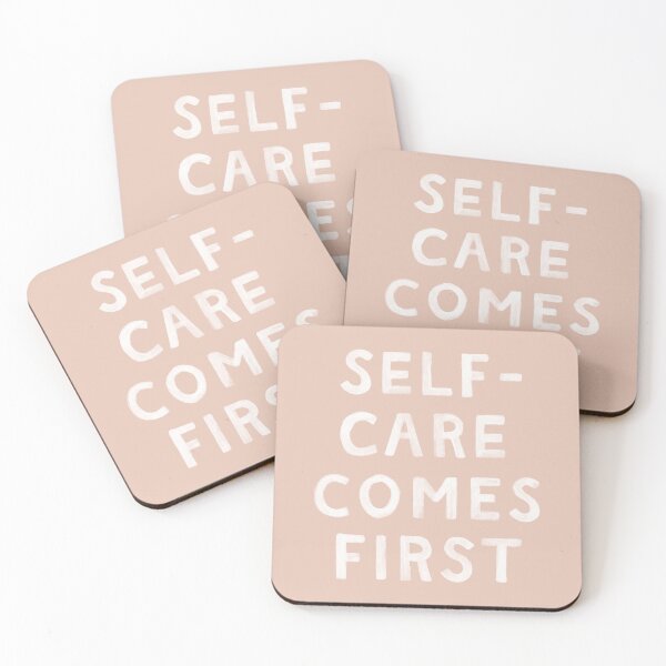 Item preview, Self-Care Comes First Soft Pink designed and sold by Me And The Moon.