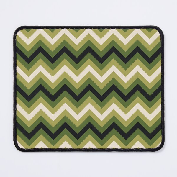 Item preview, Zigzag green pattern designed and sold by ProfiTrollka.