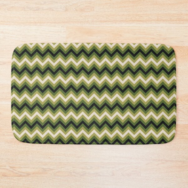 Item preview, Zigzag green pattern designed and sold by ProfiTrollka.