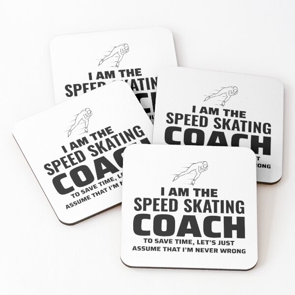 Item preview, Speed Skating Coach Ice Skater Skate Winter Sports designed and sold by CuteDesigns1.