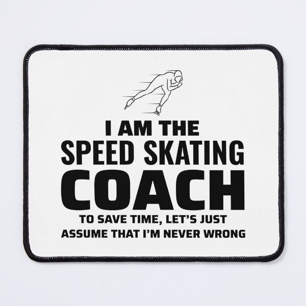 Item preview, Speed Skating Coach Ice Skater Skate Winter Sports designed and sold by CuteDesigns1.