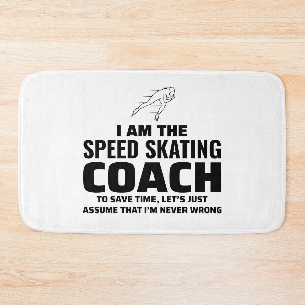 Item preview, Speed Skating Coach Ice Skater Skate Winter Sports designed and sold by CuteDesigns1.