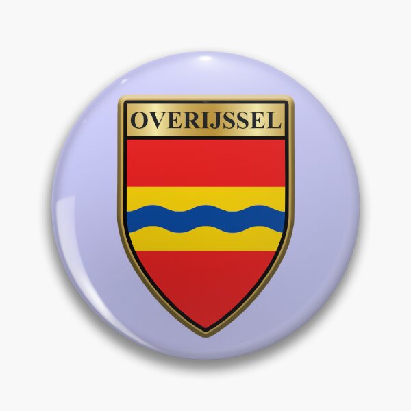 Item preview, OVERIJSSEL Flag Gifts, Masks, Stickers & Products (6) designed and sold by mpodger.