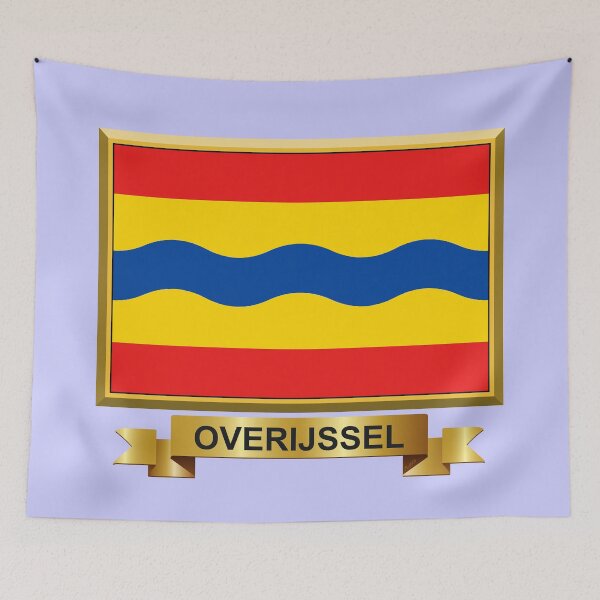 Item preview, OVERIJSSEL Flag Gifts, Masks, Stickers & Products (6) designed and sold by mpodger.