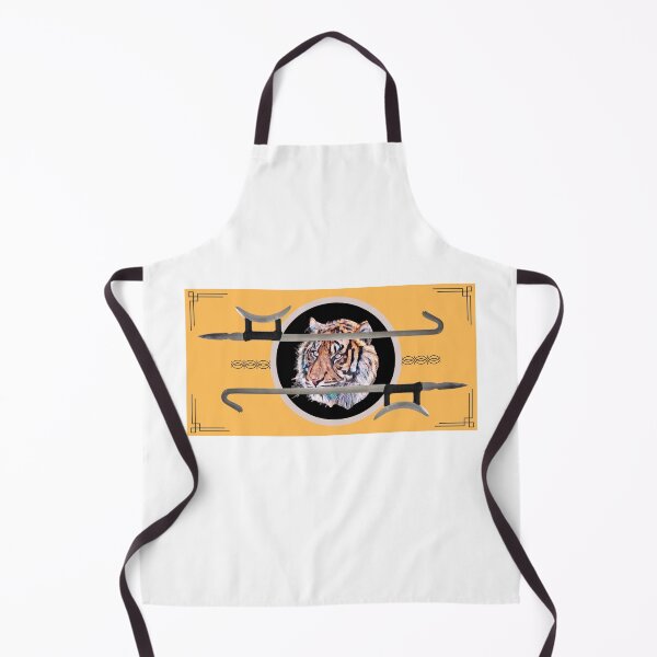 Item preview, Hook Swords on Tiger Mat designed and sold by AMERICANCHEEZ.