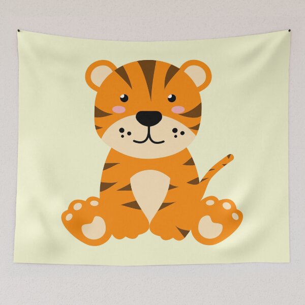 Item preview, Cute tiger designed and sold by ShopLeilaArt.