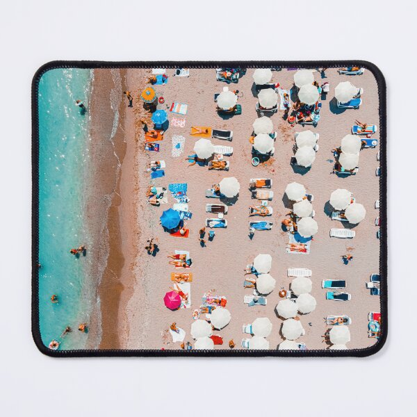 Item preview, Aerial Beach Art Print, Aerial Coastal Beach Print, Beach Aerial Print, Coastal Beach Print, Pastel Beach, Sea Beach Art Print designed and sold by radub85.