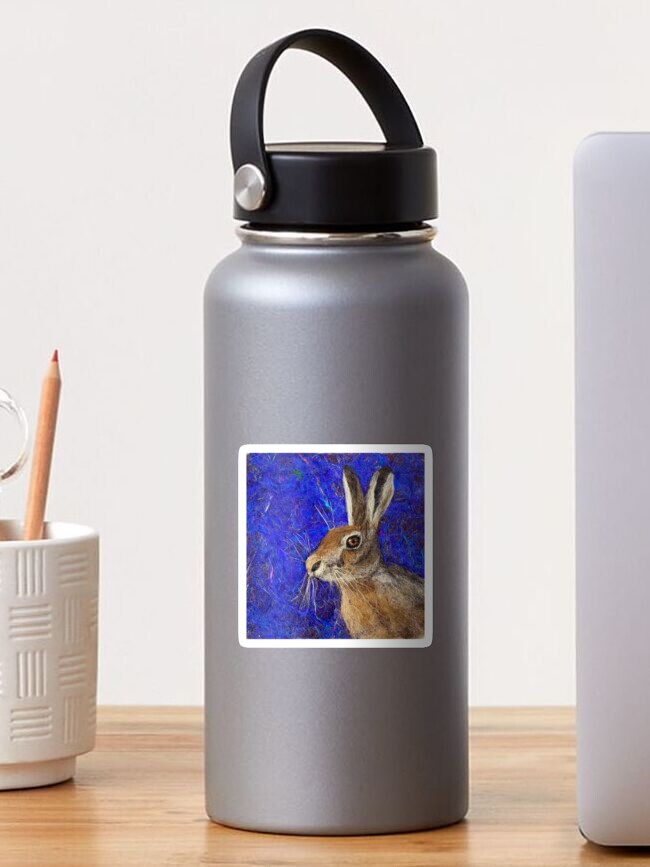 Thumbnail 1 of 3, Sticker, Hare designed and sold by ushma-s.