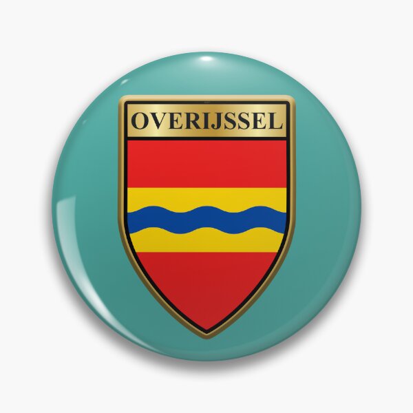 Item preview, OVERIJSSEL Flag Gifts, Masks, Stickers & Products (7) designed and sold by mpodger.