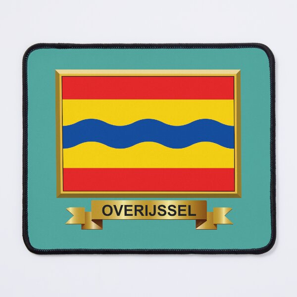 Item preview, OVERIJSSEL Flag Gifts, Masks, Stickers & Products (7) designed and sold by mpodger.