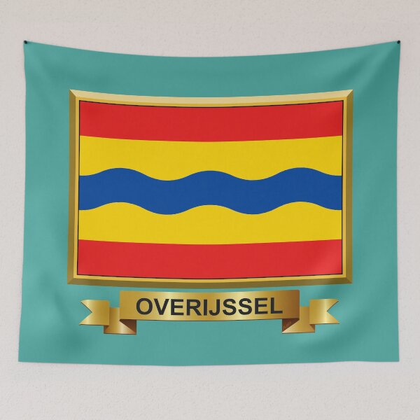 Item preview, OVERIJSSEL Flag Gifts, Masks, Stickers & Products (7) designed and sold by mpodger.