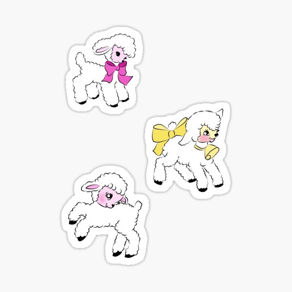 Item preview, Kitsch Lambs designed and sold by GemimaRosaArt.