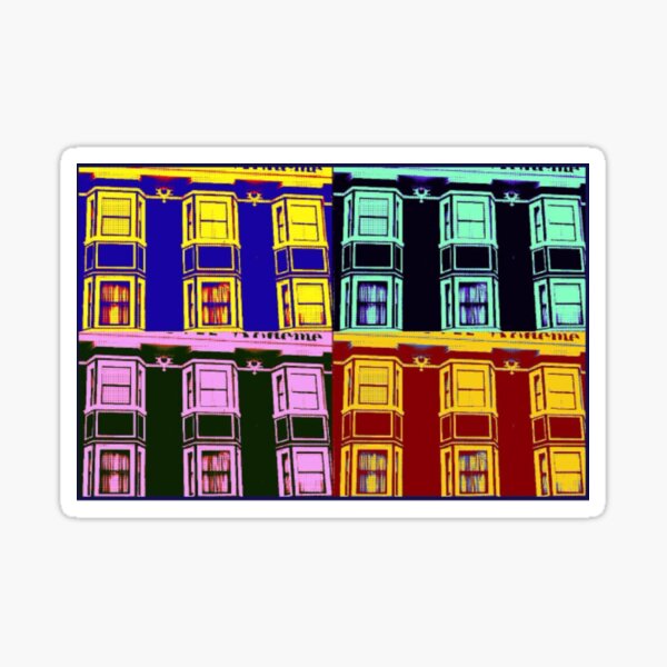 Hotel La Boheme (Pop Art) Sticker