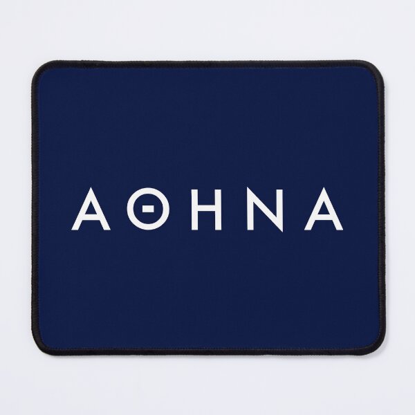 Item preview, 'ATHENS' typography Athens in Greek designed and sold by Happy Puppy Print On Demand.
