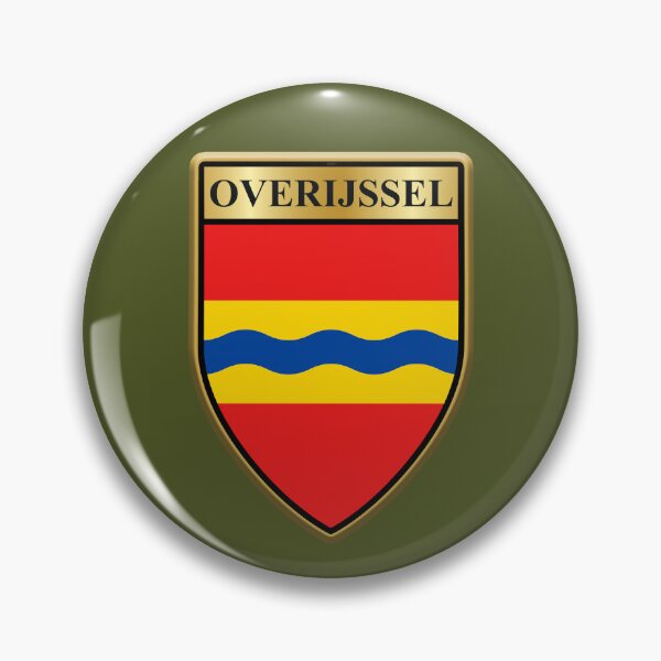 Item preview, OVERIJSSEL Flag Gifts, Masks, Stickers & Products (8) designed and sold by mpodger.