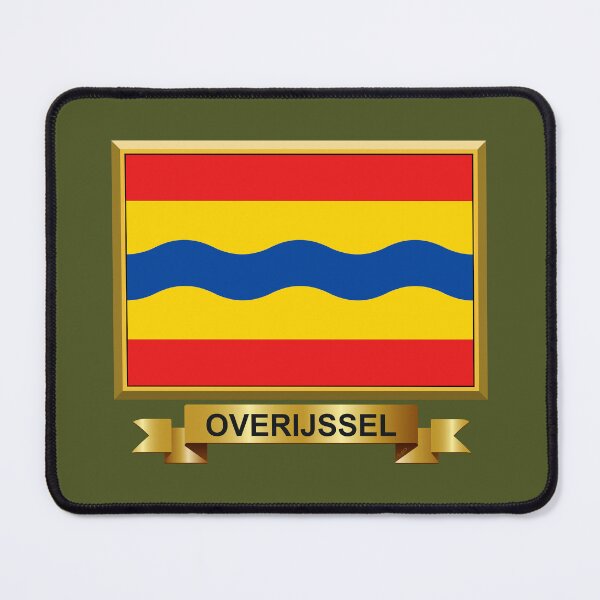 Item preview, OVERIJSSEL Flag Gifts, Masks, Stickers & Products (8) designed and sold by mpodger.