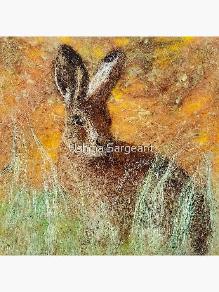 Thumbnail 3 of 3, Sticker, Hare designed and sold by ushma-s.