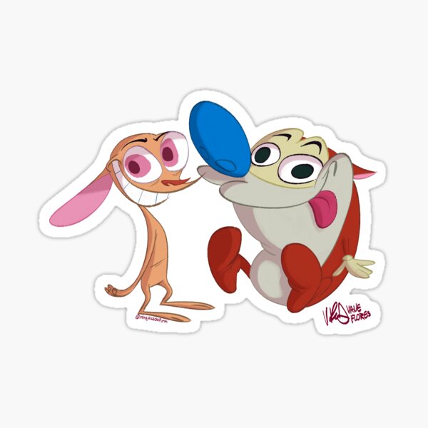 Ren and Stimpy Sticker