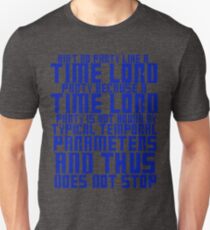 Aint No Party Like a Time Lord Party Unisex T-Shirt