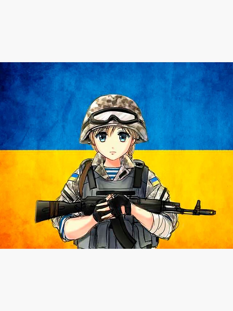 UKRAINIAN ANIME GIRL - STOP WAR - AlexNikUA - Stay with ukraine - AlexNikUA  | OpenSea