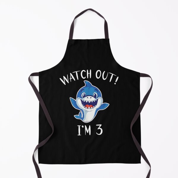 Item preview, Watch Out I Am 3 Years Old Shark Kids designed and sold by brita797.