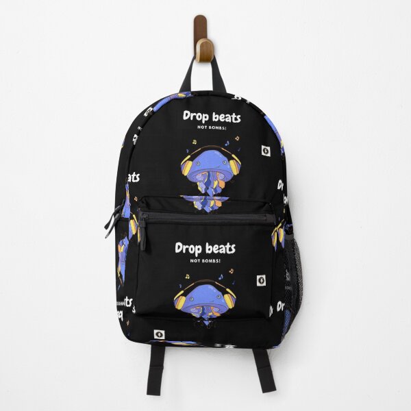 Item preview, Drop Beats Not Bombs Jammin Jellyfish designed and sold by ForscarlettPub.