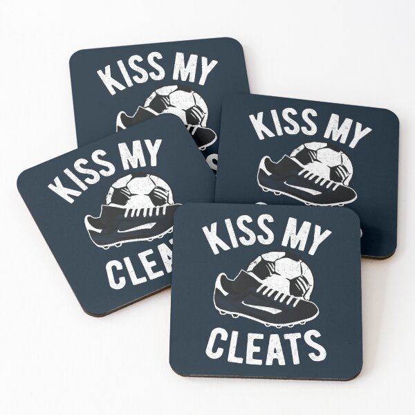 Item preview, Kiss My Cleats - Soccer (WOSO) designed and sold by Numero14.
