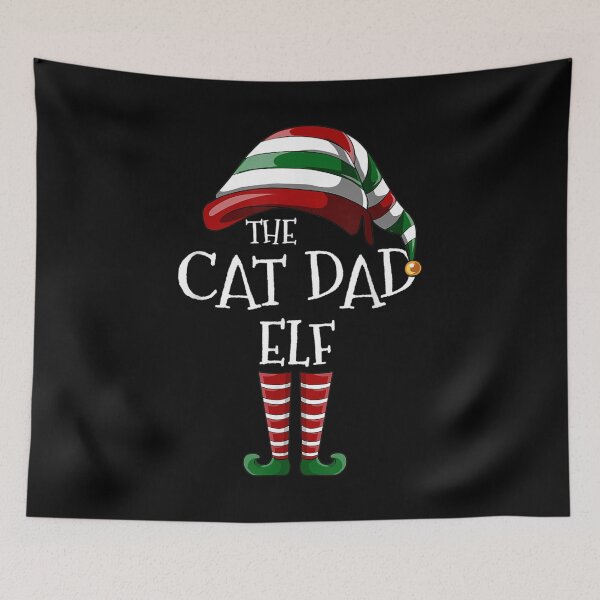 Item preview, Matching Family Funny The Cat Dad Elf Christmas Group  designed and sold by aprilsav.