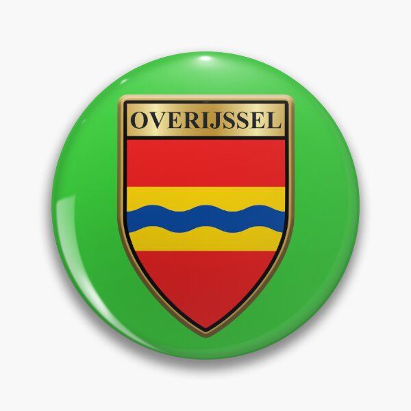 Item preview, OVERIJSSEL Flag Gifts, Masks, Stickers & Products (10) designed and sold by mpodger.