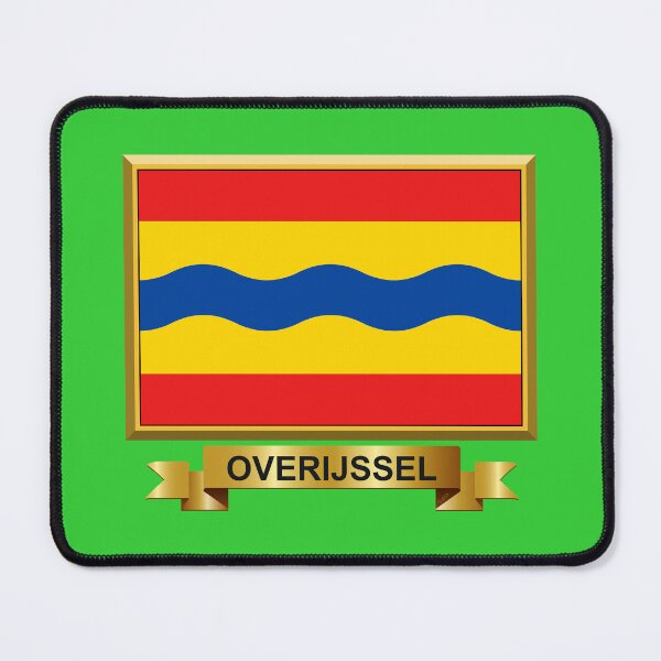 Item preview, OVERIJSSEL Flag Gifts, Masks, Stickers & Products (10) designed and sold by mpodger.