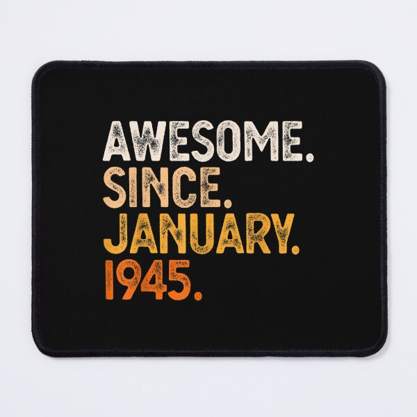 Item preview, Awesome Since January 1945 77th Birthday Gift 77 Year Old designed and sold by brita797.