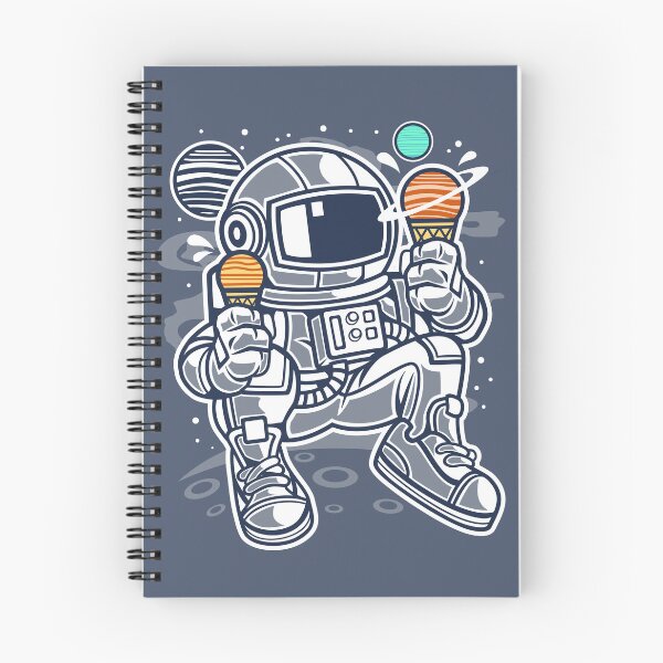 Item preview, Astronout illustration ice cream, whimsical designs designed and sold by TheWildePeach.
