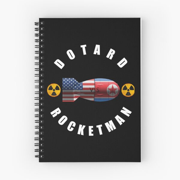 Item preview, Dotard vs. Rocketman - Trump and Kim Jong-un Political   designed and sold by leonelMyla.
