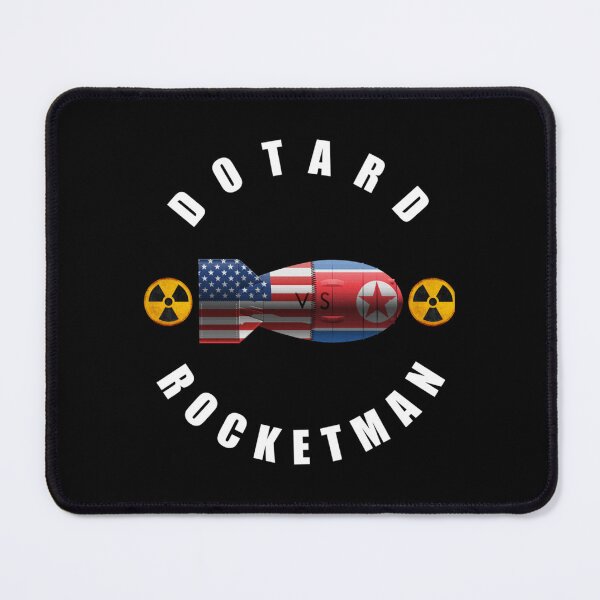 Item preview, Dotard vs. Rocketman - Trump and Kim Jong-un Political   designed and sold by leonelMyla.