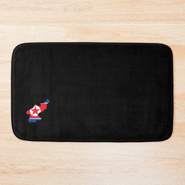 Item preview, Flag Map of North Korea    designed and sold by leonelMyla.
