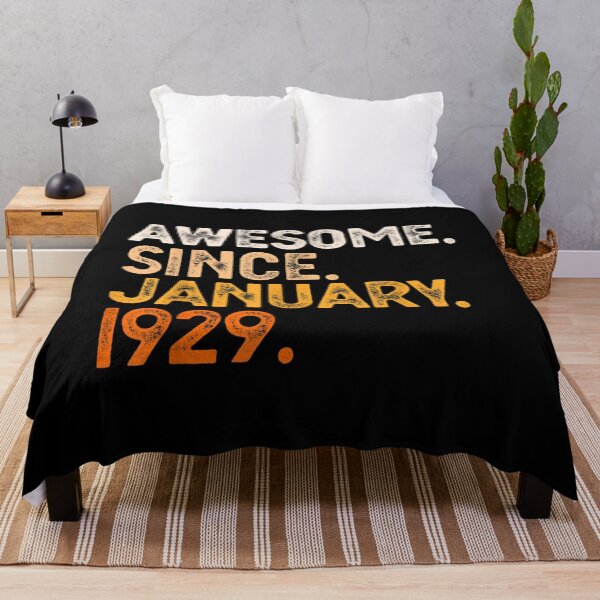 Item preview, Awesome Since January 1929 93rd Birthday Gift 93 Year Old  designed and sold by aprilsav.