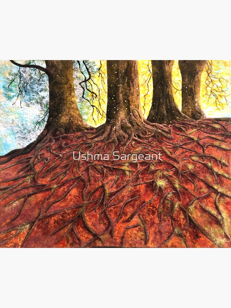 Thumbnail 3 of 3, Sticker, Avebury Wishing Trees designed and sold by Ushma Sargeant.