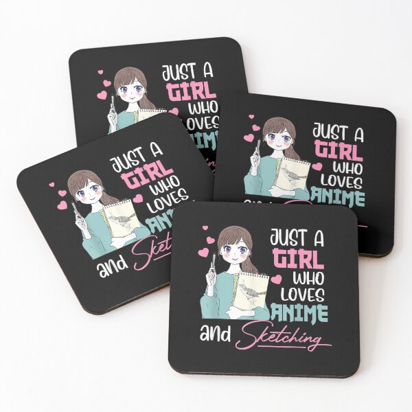 Item preview, Just A Girl Who Loves Anime And Sketching  designed and sold by aprilsav.