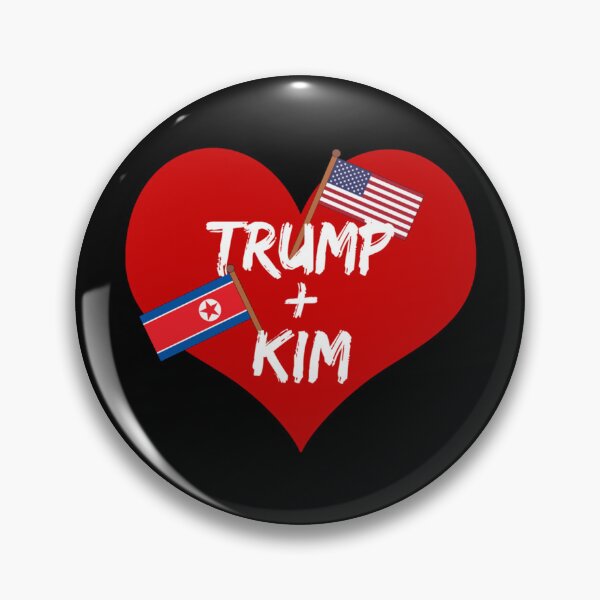 Item preview, Trump and Kim Friendship Heart   designed and sold by leonelMyla.
