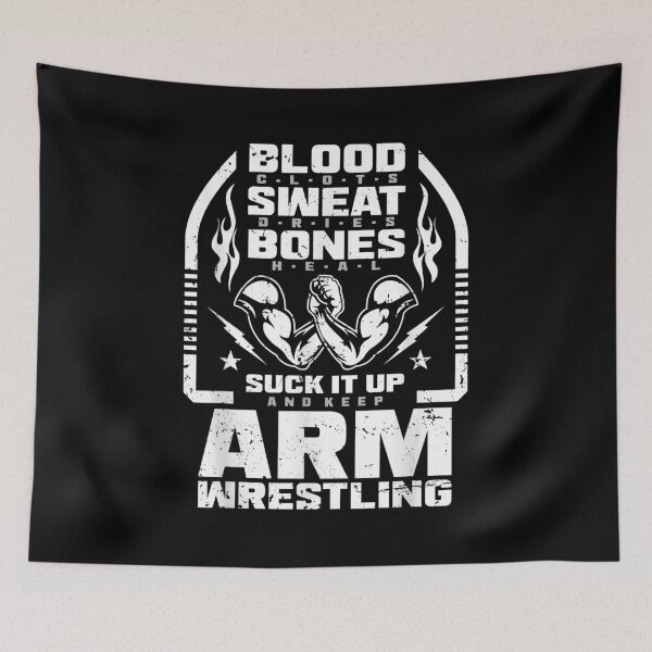 Item preview, Blood Sweat Bones Suck It Up Arm Wrestling  designed and sold by aprilsav.