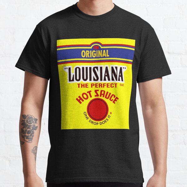 PrimeauxShop Louisiana Hot Sauce, Hot Stuff ,Unisex, Short Sleeve, Tshirt, Pepper Sauce New Orleans, Cajun Shirt