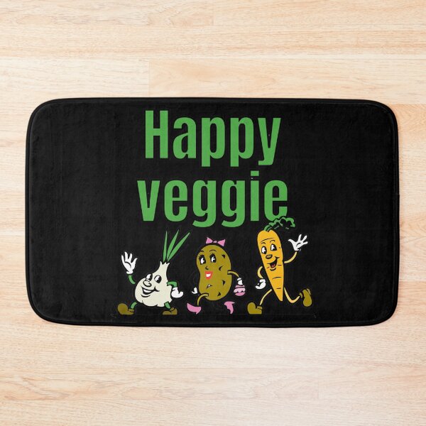 Item preview, Happy Veggie Garlic Potato Carrot designed and sold by RichTeeDesigns.